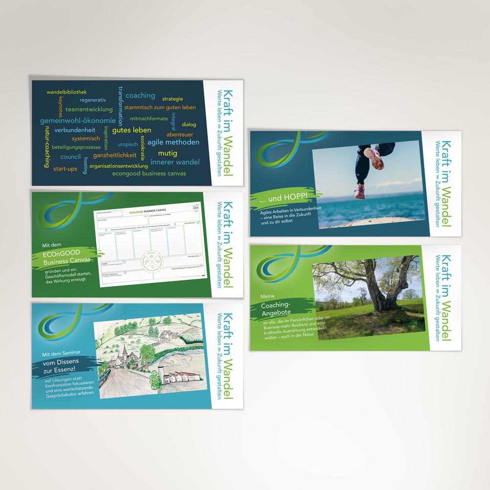 Flyer Design - Kraft im Wandel